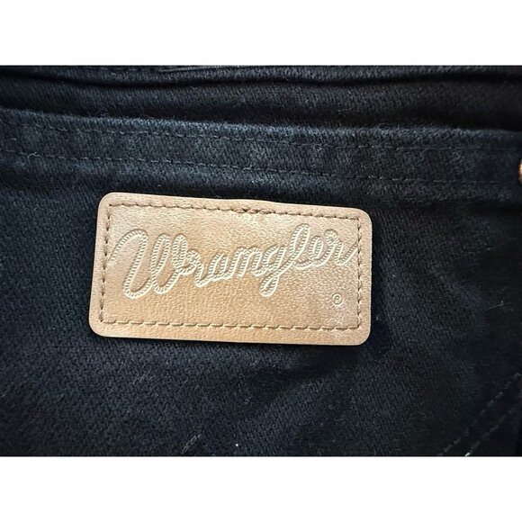 Wrangler Cowboy Cut Denim Jean~Size 32x38~Charcoal Black Straight 13MWZWK~L14 22 - Picture 7 of 8